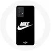 Image de Coque pour samsung galaxy A32 5G Nike Logo blanc fond Noir Maniacase