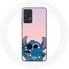 Image de Coque pour samsung galaxy A32 5G Stitch le Nez en l'air fond rose Maniacase