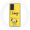 Image de Coque pour Samsung Galaxy A32 5G BTS Bangtan Garçons BT21 Chimmy Jimin Fond Jaune Maniacase