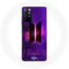 Image de Coque pour Xiaomi Redmi Note 11s 5G Bangtan Sonyeondan Logo BTS Concept Violet Maniacase
