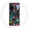 Image de Coque pour Xiaomi Redmi Note 11s 5G Logo Nike Fashion Multicolore Just Do It Maniacase