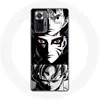 Image de Coque pour Xiaomi Redmi Note 10 Pro Sangoku Naruto Luffy one piece Dragon Ball Z fond noir et blanc anime manga Maniacase