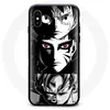 Image de Coque pour Iphone XS Max Sangoku Naruto Luffy one piece Dragon Ball Z fond noir et blanc anime manga Maniacase