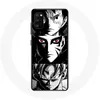 Image de Coque pour Samsung Galaxy S20 Sangoku Naruto Luffy one piece Dragon Ball Z fond noir et blanc anime manga Maniacase