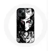 Image de Coque pour Iphone 14 Sangoku Naruto Luffy one piece Dragon Ball Z fond noir et blanc anime manga Maniacase