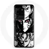 Image de Coque pour Samsung Galaxy S20 Ultra Sangoku Naruto Luffy one piece Dragon Ball Z fond noir et blanc anime manga Maniacase