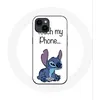 Image de Coque pour Iphone 14 Plus Lilo et Stitch mignon Fond blanc Maniacase