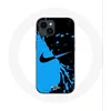 Image de Coque pour Iphone 14 Nike Logo Bleu et Noir Maniacase