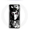 Image de Coque pour Samsung Galaxy S9 Sangoku Naruto Luffy one piece Dragon Ball Z fond noir et blanc anime manga Maniacase