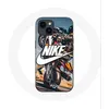 Image de Coque pour Iphone 14 Plus Nike Logo Blanc Roue Moto Maniacase