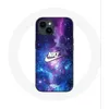 Image de Coque pour Iphone 14 Plus Nike Logo Blanc Espace Coloré Maniacase