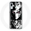 Image de Coque pour Samsung Galaxy A40 Sangoku Naruto Luffy one piece Dragon Ball Z fond noir et blanc anime manga Maniacase