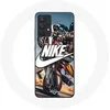 Image de Coque pour Samsung Galaxy A13 5G Nike Logo Blanc Roue Moto Maniacase