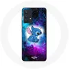 Image de Coque pour Samsung Galaxy A13 4G Stitch Ohana Citation Espace Coloré Maniacase