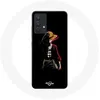 Image de Coque pour Samsung Galaxy A13 4G One Piece Manga Anime Luffy Fond Noir Maniacase