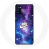 Image de Coque pour Samsung Galaxy S20 Nike Logo Blanc Espace Coloré Maniacase