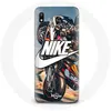 Image de Coque pour Samsung Galaxy A10 Nike Logo Blanc Roue Moto Maniacase
