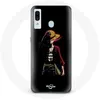 Image de Coque pour Samsung Galaxy A20 One Piece Manga Anime Luffy Fond Noir Maniacase