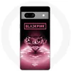 Image de Coque Google Pixel 7a blackpink diamond noir et rose