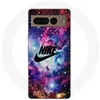 Image de Coque Google Pixel 7 Pro nike logo noir stylé Rose Vif Violet Bleu