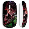 Image de Souris blanc sans Fil Demon Slayer Tanjiro Kamado énervé manga anime