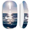 Image de Souris blanc sans Fil nike logo blanc mer solei