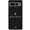 Image de Coque Maniacase pour Google Pixel 7 Pro maserati blanc fond carbonne