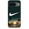 Image de Coque Google Pixel 9 nike logo arrière-plan Palmiers de Californie la nuit Maniacase