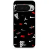 Image de Coque Google Pixel 9 Pro XL NIKE JORDAN BLANC ROUGE fond noir Maniacase