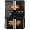 Image de Cecotec Cecofry DuoLevel 10000 DuoSize Window Double 10 L Autonome 2000 W Friteuse d'air chaud Noir