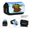 Image de Trousse à crayon Star Wars Baby Yoda Bleu 20x10x7.5cm