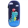 Image de Trousse à crayon pour enfants Dinosaure Bleu 22x10x5cm