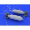 Image de MAQUETTE US 500 LB BOMBS 2PIECES 1/48 EDUARD 648081
