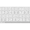 Image de MAQUETTE GERMAN NUMBERS LARGE 1/35 EDUARD XT009