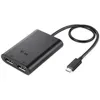 Image de i-Tec - Adaptateur vidéo externe - USB-C 3.1 - 2 x DisplayPort - noir