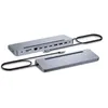 Image de i-Tec - Station d'accueil - pour tablette, ordinateur portable - USB-C / USB4 / Thunderbolt 3 / Thunderbolt 4 - 11-slot - HDMI, 2 x DP - GigE - 100 Watt