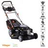 Image de Tondeuse tractÃ©e mulching dÃ©marrage Ã©lectrique 173cc 4 en 1 lame 50cm Villager Falcon 5111T-ES