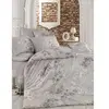 Image de Parure De Lit - 1 Housse De Couette 220 X 240 Cm + 2 Taies D'oreiller 60 X 60 Cm - 100% Coton Renforcé - Gris
