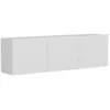 Image de Meuble TV en bois "White" - 150 x 31 x 44 cm - Blanc