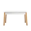 Image de Table à manger AUCUNE COSTA 120x75x77 cm Pin Atlantique / Blanc