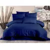 Image de Parure De Lit - 1 Housse De Couette 220 X 240 Cm + 2 Taies D'oreiller 60 X 60 Cm - 80% Coton, 20% Polyester - Bleu