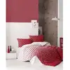 Image de Parure De Lit - 1 Housse De Couette 220 X 240 Cm + 2 Taies D'oreiller 60 X 60 Cm - 100% Coton Renforcé - Rouge