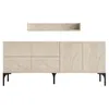 Image de Console en bois "Stella" - 40 x 180 x 55 cm - Travertin
