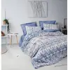 Image de Parure De Lit - 1 Housse De Couette 220 X 240 Cm + 2 Taies D'oreiller 60 X 60 Cm - 100% Coton Renforcé - Bleu