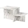 Image de Table basse en agglomÃ©rÃ© 80 x 40 x 40 cm Harmony