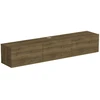 Image de Habitat et jardin Meuble TV en bois "Denby" - 160 x 31 x 29 cm - Noyer