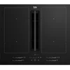 Image de Beko HIXI64701UP plaque Noir IntÃ©grÃ© 60 cm Plaque avec zone Ã  induction 4 zones Hotte intÃ©grÃ©e