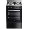 Image de Beko - CuisiniÃ¨re gaz 65l 4 feux noir FSG52010GBC