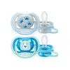 Image de Lot De 2 Sucettes Ultra AÃ©rÃ©es Tendance 6/18 Mois I Love Papa / Bateau - Philips Avent