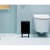 Image de Poubelle de salle de bains 4 L compacte en acier, noir mat, Brabantia Bo Waste Bin
